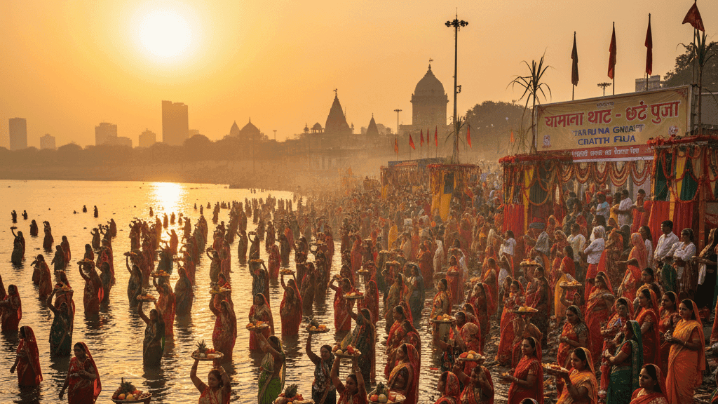 Chhath Puja 2025 in Delhi: Devotees Return to Yamuna Ghats After Years